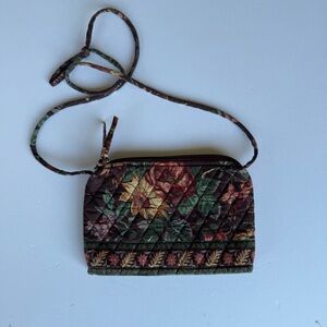 Vintage Vera Bradley Indiana Wildwood Crossbody Clutch Purse Retired Pattern